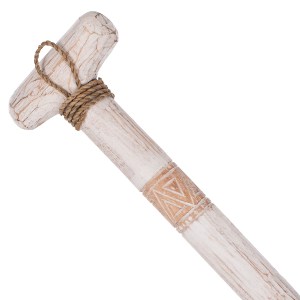 69743 ΔΙΑΚΟΣΜΗΤΙΚΟ ΤΟΙΧΟΥ ΚΟΥΠΙ HM7709.02 ΑΠΟ ΜΑΣΙΦ ΞΥΛΟ ΑΛΜΠΑΣΙΑΣ ΛΕΥΚΟ 16,5x100 εκ.