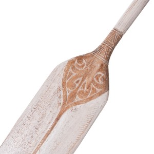 69743 ΔΙΑΚΟΣΜΗΤΙΚΟ ΤΟΙΧΟΥ ΚΟΥΠΙ HM7709.02 ΑΠΟ ΜΑΣΙΦ ΞΥΛΟ ΑΛΜΠΑΣΙΑΣ ΛΕΥΚΟ 16,5x100 εκ.