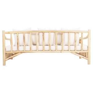 69766 ΚΑΝΑΠΕΣ ΤΡΙΘΕΣΙΟΣ TORC HM9339 ΑΠΟ ΜΑΣΙΦ ΞΥΛΟ TΕΑK ΦΥΣΙΚΟ - ΛΕΥΚΟ 200x100x80Yεκ.