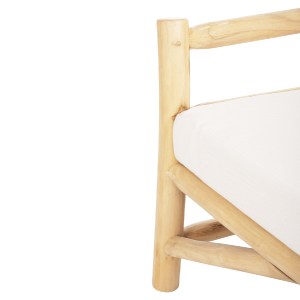 69766 ΚΑΝΑΠΕΣ ΤΡΙΘΕΣΙΟΣ TORC HM9339 ΑΠΟ ΜΑΣΙΦ ΞΥΛΟ TΕΑK ΦΥΣΙΚΟ - ΛΕΥΚΟ 200x100x80Yεκ.