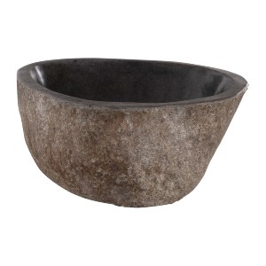 69771 ΝΙΠΤΗΡΑΣ STONE SINK ΛΑΞΕΥΜΕΝΗ ΠΕΤΡΑ ΓΚΡΙ ΧΡΩΜΑ 40x40x20Yεκ.HM7807