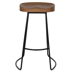 69837 ΣΚΑΜΠΟ ΑΠΟ ΞΥΛΟ ΤΟΟΝ-ΜΕΤΑΛΛΟ ΣΕ ΜΑΥΡΟ-ΦΥΣΙΚΟ 48Χ40,5Χ71Yεκ.HM9333.01