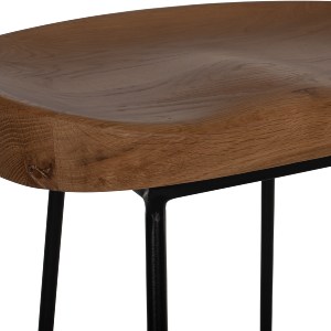 69837 ΣΚΑΜΠΟ ΑΠΟ ΞΥΛΟ ΤΟΟΝ-ΜΕΤΑΛΛΟ ΣΕ ΜΑΥΡΟ-ΦΥΣΙΚΟ 48Χ40,5Χ71Yεκ.HM9333.01