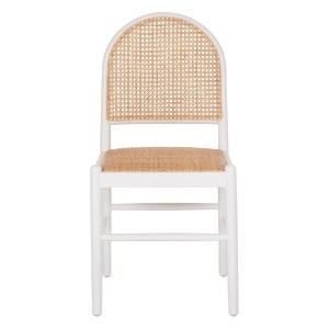 69845 ΚΑΡΕΚΛΑ ΑΠΟ ΟΞΙΑ ΣΕ ΛΕΥΚΟ-RATTAN ΜΠΕΖ HM9407.03 43x50x87Yεκ.