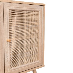69976 ΜΠΟΥΦΕΣ ΜΕΛΑΜΙΝΗΣ COLM- ΣΥΝΘ. RATTAN ΣΤΙΣ ΠΟΡΤΕΣ HM9220.11 120Χ39Χ70Υεκ.