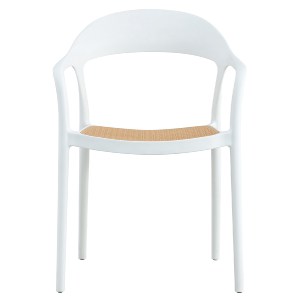 70159 ΠΟΛΥΘΡΟΝΑ ΠΟΛΥΠΡΟΠΥΛΕΝΙΟΥ CLEO HM5935.01 ΛΕΥΚΗ ME ΜΠΕΖ ΨΑΘΑ 57x53x81Υ εκ.
