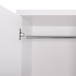 70376 ΝΤΟΥΛΑΠΑ 2ΦΥΛΛΗ BAILEY ΜΕ ΤΡΙΑ ΡΑΦΙΑ HM337.05 ΜΕΛΑΜΙΝΗ ΛΕΥΚΗ 60Χ43Χ181Υεκ.