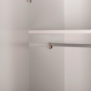 70417 ΝΤΟΥΛΑΠΑ 3ΦΥΛΛΗ CARLY HM384.05 ΜΕ ΔΥΟ ΣΥΡΤΑΡΙΑ ΛΕΥΚΗ 150X55Χ180Υεκ.