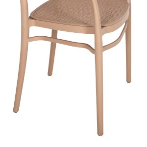 70533 ΠΟΛΥΘΡΟΝΑ ΠΟΛΥΠΡΟΠΥΛΕΝΙΟΥ FLOW HM5938.03 ΚΑΠΟΥΤΣΙΝΟ 55x53x86Υ εκ.