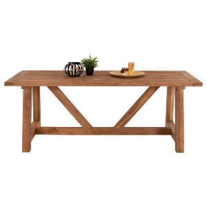 70630 ΤΡΑΠΕΖΙ ΤΡΑΠΕΖΑΡΙΑΣ HM7922 RECYCLED TEAK ΣΕ ΦΥΣΙΚΟ ΧΡΩΜΑ 200X100X75Yεκ.
