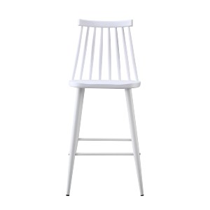 70651 ΣΚΑΜΠΟ ΜΠΑΡ ΜΕΣΑΙΟΥ ΥΨΟΥΣ VANESSA HM9300.11 ΠΟΛΥΠΡΟΠΥΛΕΝΙΟ & ΜΕΤΑΛΛΟ-ΛΕΥΚΟ 43x45x97Υεκ