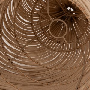 70758 ΦΩΤΙΣΤΙΚΟ ΟΡΟΦΗΣ HM7884 ΚΡΕΜΑΣΤΟ ΑΠΟ RATTAN ΣΕ ΦΥΣΙΚΟ ΧΡΩΜΑ Φ28x163,5Yεκ.