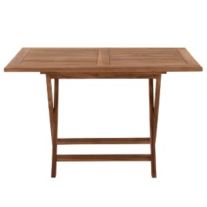 70774 ΤΡΑΠΕΖΙ ΤΡΑΠΕΖΑΡΙΑΣ KENDALL ΠΤΥΣΣΟΜΕΝΟ HM9542 TEAK ΣΕ ΦΥΣΙΚΟ ΧΡΩΜΑ 120x80x75Yεκ.