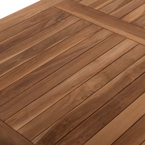 70774 ΤΡΑΠΕΖΙ ΤΡΑΠΕΖΑΡΙΑΣ KENDALL ΠΤΥΣΣΟΜΕΝΟ HM9542 TEAK ΣΕ ΦΥΣΙΚΟ ΧΡΩΜΑ 120x80x75Yεκ.
