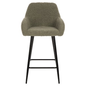 70821 ΣΚΑΜΠΟ ΜΕΣ. ΥΨΟΥΣ STRIKE HM8592.03 ΥΦΑΣΜΑ TEDDY ΦΙΣΤΙΚΙ-ΜΑΥΡΑ ΠΟΔΙΑ 50x50x94,5Υεκ.