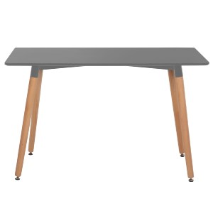 70833 ΤΡΑΠΕΖΙ MINIMAL HM8581.02 ΑΝΟΙΧΤΟ ΓΚΡΙ MDF-ΠΟΔΙΑ ΟΞΙΑ ΣΕ ΦΥΣΙΚΟ ΧΡΩΜΑ- 120Χ60X74Υεκ.