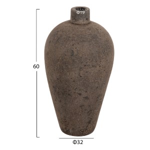 70877 ΔΙΑΚΟΣΜΗΤΙΚΟ ΒΑΖΟ ΔΑΠΕΔΟΥ ZATI HM7929 ΤΕΡΑΚΟΤΑ ΣΕ ΓΚΡΙ ΑΠΟΧΡΩΣΗ Φ32x60Y εκ.