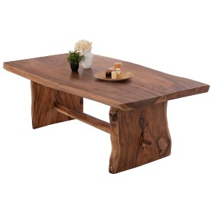 70881 ΤΡΑΠΕΖΙ ΤΡΑΠΕΖΑΡΙΑΣ ULYSES HM9757 ΜΑΣΙΦ ΞΥΛΟ SUAR ΣΕ ΦΥΣΙΚΗ ΑΠΟΧΡΩΣΗ 200x90x77Yεκ.