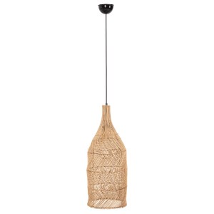 70891 ΦΩΤΙΣΤΙΚΟ ΟΡΟΦΗΣ THEON HM7888 ΚΡΕΜΑΣΤΟ ΑΠΟ RATTAN ΣΕ ΦΥΣΙΚΟ ΧΡΩΜΑ Φ22x148Υ εκ.