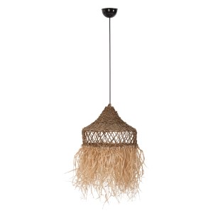 70916 ΦΩΤΙΣΤΙΚΟ ΟΡΟΦΗΣ ΚΡΕΜΑΣΤΟ HM7819 ΙΝΕΣ ΦΟΙΝΙΚΑ ΚΑΙ SEAGRASS ΚΡΟΣΙΑ Φ42x34Yεκ. ΦΥΣΙΚΟ