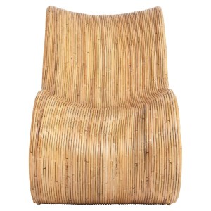 71064 ΠΟΛΥΘΡΟΝΑ CURVY LOUNGE HM9645.01 ΑΠΟ RATTAN ΣΕ ΦΥΣΙΚΗ ΑΠΟΧΡΩΣΗ 63x128x97Y εκ.