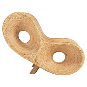 71064 ΠΟΛΥΘΡΟΝΑ CURVY LOUNGE HM9645.01 ΑΠΟ RATTAN ΣΕ ΦΥΣΙΚΗ ΑΠΟΧΡΩΣΗ 63x128x97Y εκ.