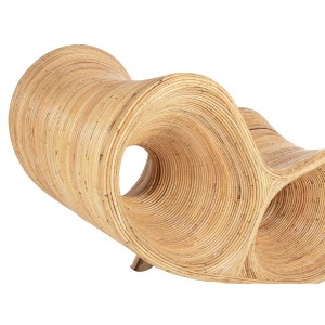 71064 ΠΟΛΥΘΡΟΝΑ CURVY LOUNGE HM9645.01 ΑΠΟ RATTAN ΣΕ ΦΥΣΙΚΗ ΑΠΟΧΡΩΣΗ 63x128x97Y εκ.