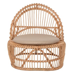 71129 ΠΟΛΥΘΡΟΝΑ ENTROPY HM9840.01 RATTAN ΦΥΣΙΚΟ ΜΕ ΕΚΡΟΥ ΜΑΞΙΛΑΡΙ 80x97x85Υεκ.