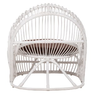 71130 ΠΟΛΥΘΡΟΝΑ ENTROPY HM9840.02 RATTAN ΛΕΥΚΟ ΜΕ ΚΑΦΕ ΜΑΞΙΛΑΡΙ 80x97x85Υεκ.