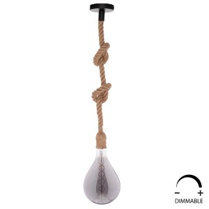 71283 ΛΑΜΠΤΗΡΑΣ A160 LED FILAMENT 8W E27 3000K SMOKE COLOR DIMMABLE  HM4052.03