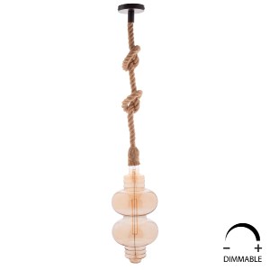71284 ΛΑΜΠΤΗΡΑΣ JHD-Y1180 LED FILAMENT 8W E27 3000K GOLD COLOR DIMMABLE HM4053.02