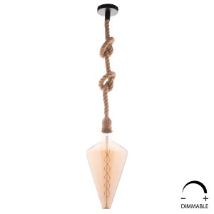 71287 ΛΑΜΠΤΗΡΑΣ JHD-DHP-190 LED FILAMENT 8W E27 3000K GOLD COLOR DIMMABLE HM4054.02