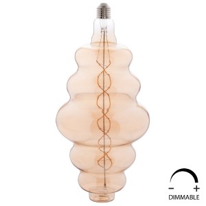 71295 ΛΑΜΠΤΗΡΑΣ LED FILAMENT 8W E27 3000K GOLD COLOR DIMMABLE  HM4056.02