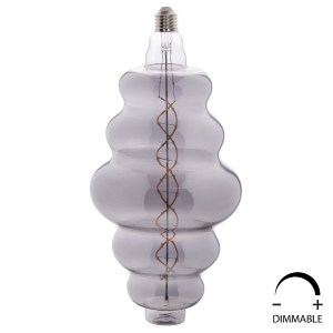 71296 ΛΑΜΠΤΗΡΑΣ LED FILAMENT 8W E27 3000K SMOKE COLOR DIMMABLE HM4056.03