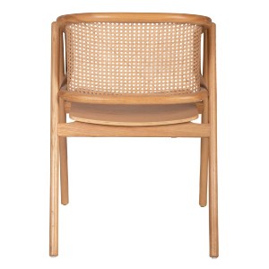 71332 ΠΟΛΥΘΡΟΝΑ KENLEE HM9872 ΦΡΑΞΙΝΟΣ ΚΑΙ ΦΥΣΙΚΟ RATTAN RATTAN ΣΕ ΦΥΣΙΚΟ 57,5x55x81Yεκ.