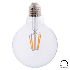 71336 ΛΑΜΠΤΗΡΑΣ GLOBO LED FILAMENT 8W E27 3000K ΔΙΑΦΑΝΟΣ DIMMABLE HM4050.01