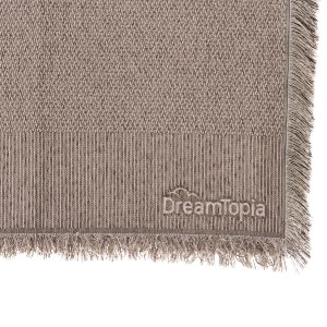 71467 ΡΙΧΤΑΡΙ ME ΚΡΟΣΙΑ DREAMTOPIA HM12162.10 ΣΕ ΚΑΦΕ ΧΡΩΜΑ 245X170εκ.