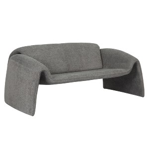 71470 ΚΑΝΑΠΕΣ ΔΙΘΕΣΙΟΣ TREK HM9680.01 ΜΕΤΑΛΛΙΚΟΣ ΣΚΕΛΕΤΟΣ-ΓΚΡΙ ΥΦΑΣΜΑ 160x80x63Υεκ.