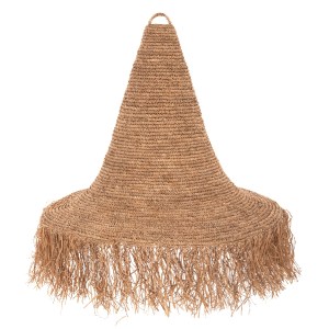 71498 ΦΩΤΙΣΤΙΚΟ ΟΡΟΦΗΣ ΚΡΕΜΑΣΤΟ HM4033 RATTAN ΣΕ ΦΥΣΙΚΟ Φ103x84,5-106Yεκ.