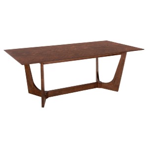 71684 ΤΡΑΠΕΖΙ ΤΡΑΠΕΖΑΡΙΑΣ RIMER HM9742 MDF ΜΕ ΚΑΠΛΑΜΑ ΦΡΑΞΙΝΟΥ-ΚΑΡΥΔΙ ΧΡΩΜΑ 220X100x75Yεκ.