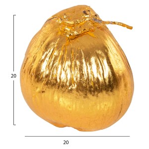 71688 ΕΠΙΤΡΑΠΕΖΙΟ ΔΙΑΚΟΣΜΗΤΙΚΟ HM4326.03 ΚΑΡΥΔΑ ΣΕ ΧΡΥΣΟ ΧΡΩΜΑ 20x20x20Υεκ