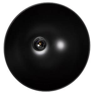 71754 ΦΩΤΙΣΤΙΚΟ ΟΡΟΦΗΣ ΚΡΕΜΑΣΤΟ HM4155 ΜΑΥΡΟ ΜΕΤΑΛΛΟ-ΛΕΥΚΟ ΓΥΑΛΙ 30,5x30,5x118Υεκ