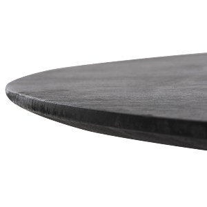 71788 ΤΡΑΠΕΖΙ ΤΡΑΠΕΖΑΡΙΑΣ FRANTZ HM9457.12 ΜΑΣΙΦ MINDI ΞΥΛΟ ΣΕ ΜΑΥΡΟ Φ150x75Υεκ