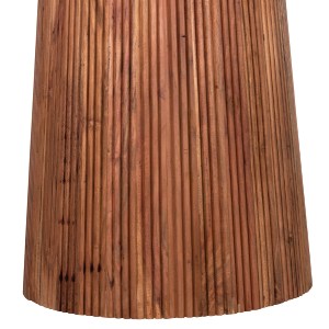 71795 ΤΡΑΠΕΖΙ ΤΡΑΠΕΖΑΡΙΑΣ ΣΤΡΟΓΓΥΛΟ GROOT HM9684 ΜΑΣΙΦ ΞΥΛΟ ΑΚΑΚΙΑΣ ΣΕ ΦΥΣΙΚΟ Φ120x79Υεκ