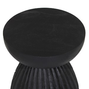 71801 ΣΚΑΜΠΟ ΣΤΡΟΓΓΥΛΟ SCALLOP HM9702 ΜΑΣΙΦ MANGO ΣΕ ΣΕ ΜΑΥΡΟ ΧΡΩΜΑ Φ35x45Υεκ.