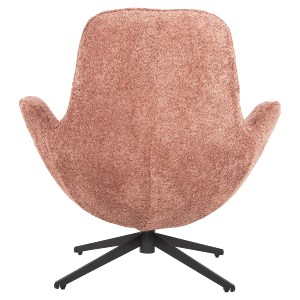 71882 ΠΟΛΥΘΡΟΝΑ ΠΕΡΙΣΤΡΕΦΟΜΕΝΗ BRYNN HM9594.02 ΡΟΖ ΜΠΟΥΚΛΕ-ΜΑΥΡΗ ΜΕΤΑΛ. ΒΑΣΗ 86x76x87Υεκ