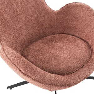 71882 ΠΟΛΥΘΡΟΝΑ ΠΕΡΙΣΤΡΕΦΟΜΕΝΗ BRYNN HM9594.02 ΡΟΖ ΜΠΟΥΚΛΕ-ΜΑΥΡΗ ΜΕΤΑΛ. ΒΑΣΗ 86x76x87Υεκ