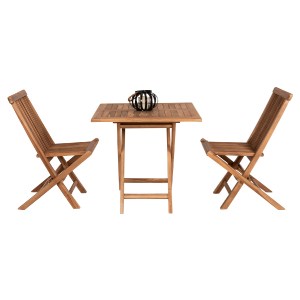 71896 ΣΕΤ ΤΡΑΠΕΖΑΡΙΑΣ ΕΞΩΤ. ΧΩΡΟΥ ΠΤΥΣΣΟΜΕΝΑ 3ΤΜΧ KENDALL HM11951 ΜΑΣΙΦ ΞΥΛΟ TEAK ΦΥΣΙΚΟ