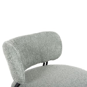 71918 ΠΟΛΥΘΡΟΝΑ ΣΤΡΟΓΓΥΛΗ KARSEN HM9598.05 ΦΥΣΤΙΚΙ ΜΠΟΥΚΛΕ ΥΦΑΣΜΑ 75x75x75Υ εκ.