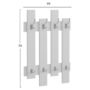 71995 ΚΡΕΜΑΣΤΡΑ ΕΙΣΟΔΟΥ WESSON HM8940.11 ΜΕΛΑΜΙΝΗ ΣΕ ΛΕΥΚΟ 64x4x79Υεκ.